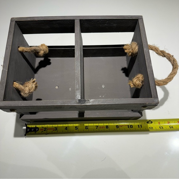 ๐๏ธ4 for 20$ / Rustic Wood Box / Grey - Picture 5 of 14